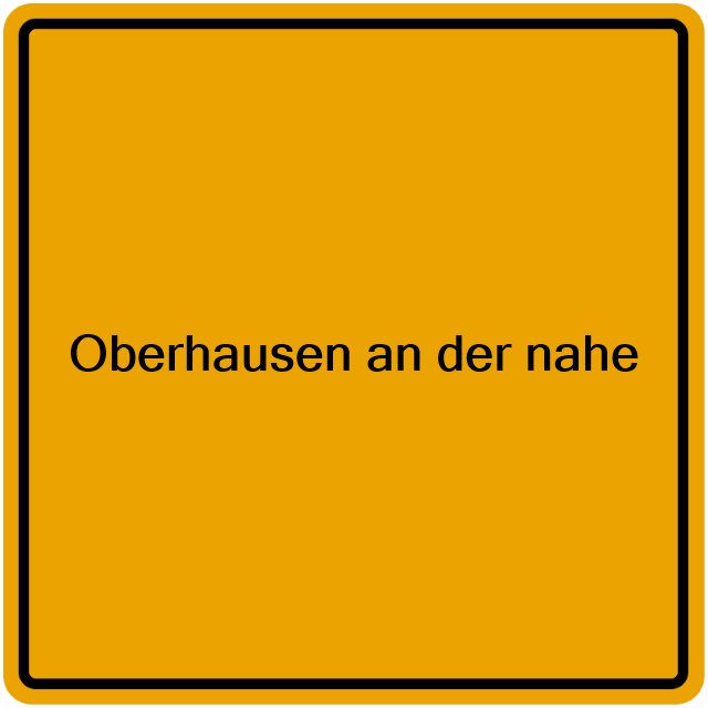 Einwohnermeldeamt24 Oberhausen an der nahe